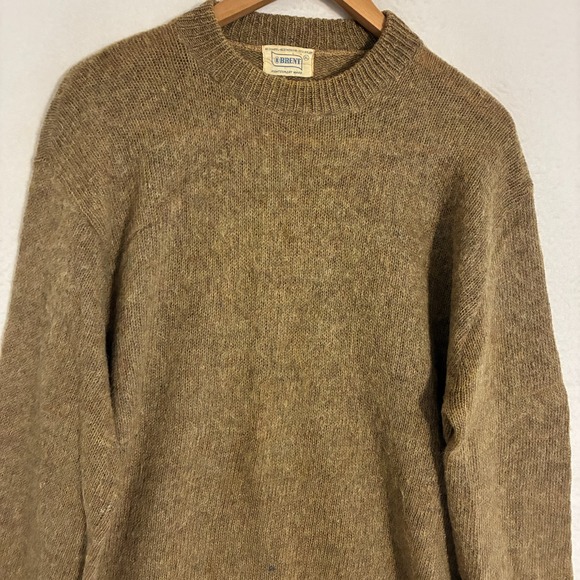 Vtg 60s Brent Montgomery Ward Wool Mohair Sweater Mens XL Fuzzy Grunge Cobain - Picture 2 of 8